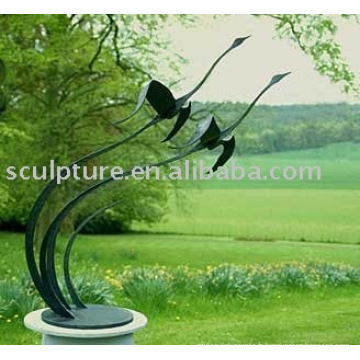 Sculpture en cuivre sculpture abstraite, statue (SFT-W505)